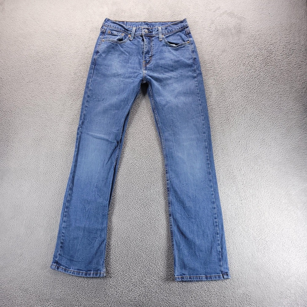 Levi's Jeans Mens 30x31 Blue 527 Slim Bootcut Medium Wash Stretch Denim Pockets